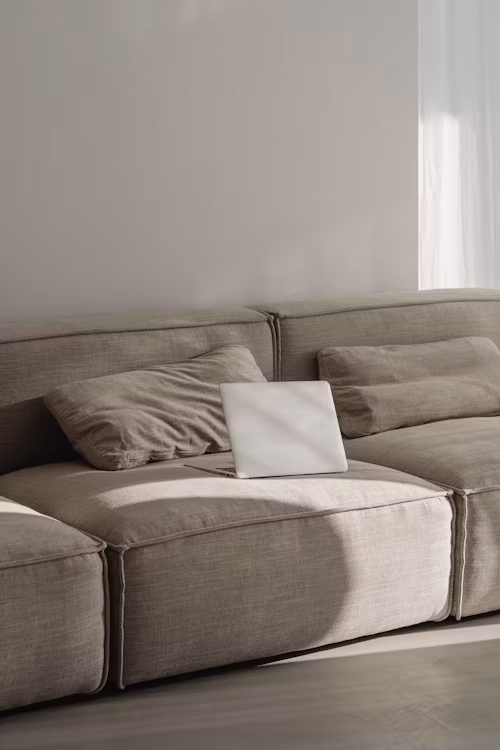 Elora Walnut Sofa